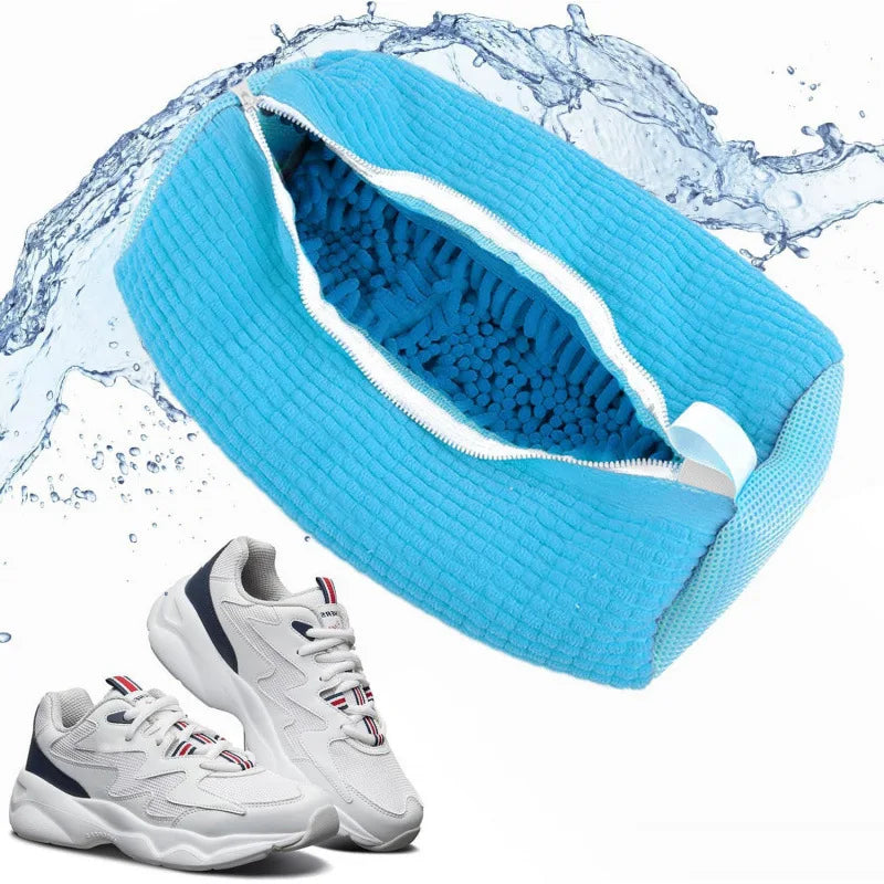 Durable Shoe Washing Machine Bag and Brush